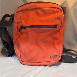 Duluth Trading Co Orange Messenger Bag